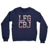 Lfg Cbj Midweight French Terry Crewneck Sweatshirt-Navy-Allegiant Goods Co. Vintage Sports Apparel