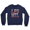 Lfg Mtl Midweight French Terry Crewneck Sweatshirt-Navy-Allegiant Goods Co. Vintage Sports Apparel