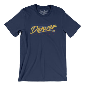Denver Retro Men/Unisex T-Shirt-Allegiant Goods Co. Vintage Sports Apparel