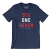 Boston 617 Men/Unisex T-Shirt-Navy-Allegiant Goods Co. Vintage Sports Apparel