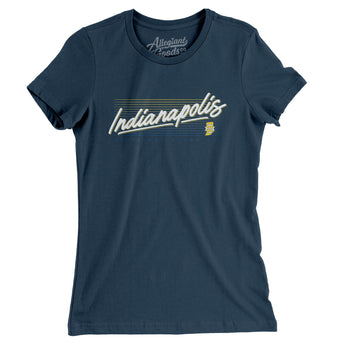 Indianapolis Retro Women's T-Shirt-Allegiant Goods Co. Vintage Sports Apparel