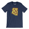Arizona Pizza State Men/Unisex T-Shirt-Navy-Allegiant Goods Co. Vintage Sports Apparel