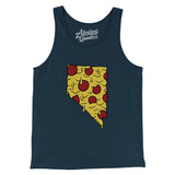 Nevada Pizza State Men/Unisex Tank Top-Allegiant Goods Co. Vintage Sports Apparel