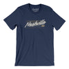 Nashville Retro Men/Unisex T-Shirt-Navy-Allegiant Goods Co. Vintage Sports Apparel