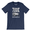 Lake George Time Town Men/Unisex T-Shirt-Navy-Allegiant Goods Co. Vintage Sports Apparel
