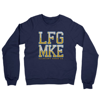 Lfg Mke Midweight French Terry Crewneck Sweatshirt-Allegiant Goods Co. Vintage Sports Apparel