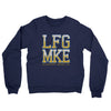 Lfg Mke Midweight French Terry Crewneck Sweatshirt-Navy-Allegiant Goods Co. Vintage Sports Apparel