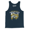 I’m Just Here For The Sausage Race Men/Unisex Tank Top-Navy-Allegiant Goods Co. Vintage Sports Apparel