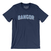 Bangor Maine Varsity Men/Unisex T-Shirt-Navy-Allegiant Goods Co. Vintage Sports Apparel