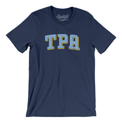 TPA Varsity Men/Unisex T-Shirt-Navy-Allegiant Goods Co. Vintage Sports Apparel