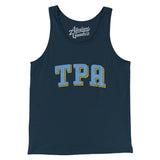 TPA Varsity Men/Unisex Tank Top-Navy-Allegiant Goods Co. Vintage Sports Apparel