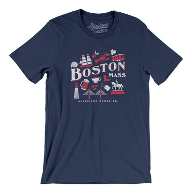 Boston Things Men/Unisex T-Shirt-Allegiant Goods Co. Vintage Sports Apparel