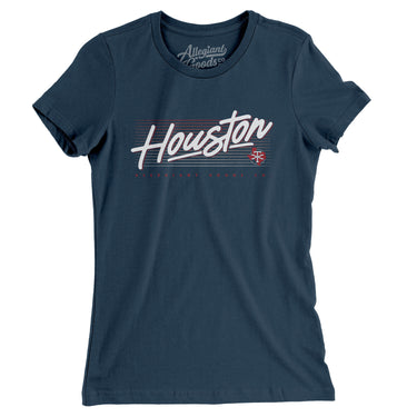 Houston Retro Women's T-Shirt-Allegiant Goods Co. Vintage Sports Apparel