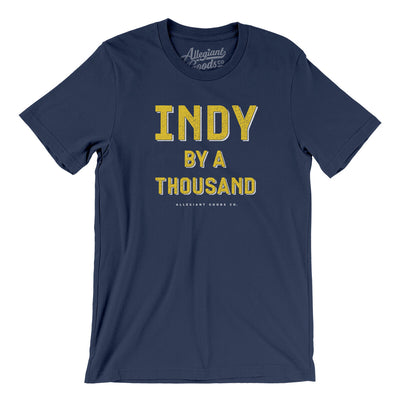 Indy By A Thousand Men/Unisex T-Shirt-Navy-Allegiant Goods Co. Vintage Sports Apparel