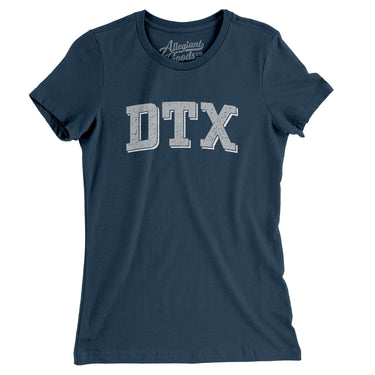 Dtx Varsity Women's T-Shirt-Allegiant Goods Co. Vintage Sports Apparel
