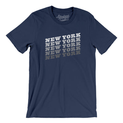 New York Vintage Repeat Men/Unisex T-Shirt-Navy-Allegiant Goods Co. Vintage Sports Apparel