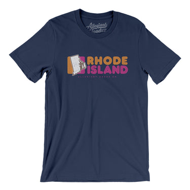 Rhode Island Coffee Men/Unisex T-Shirt-Allegiant Goods Co. Vintage Sports Apparel