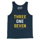 Indianapolis 317 Area Code Men/Unisex Tank Top-Allegiant Goods Co. Vintage Sports Apparel