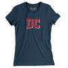 Dc Varsity Women's T-Shirt-Navy-Allegiant Goods Co. Vintage Sports Apparel