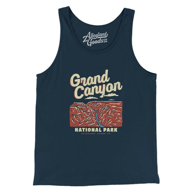 Grand Canyon National Park Men/Unisex Tank Top-Allegiant Goods Co. Vintage Sports Apparel