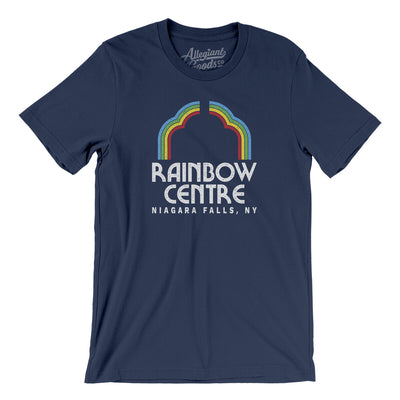 Rainbow Centre Men/Unisex T-Shirt-Navy-Allegiant Goods Co. Vintage Sports Apparel