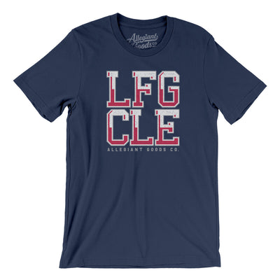 Lfg Cle Men/Unisex T-Shirt-Navy-Allegiant Goods Co. Vintage Sports Apparel