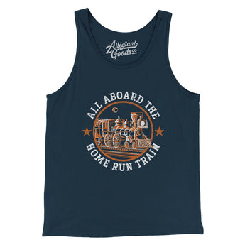 All Aboard The Houston Home Run Train Men/Unisex Tank Top-Allegiant Goods Co. Vintage Sports Apparel