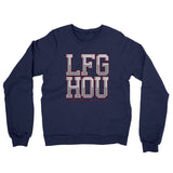 Lfg Hou Midweight French Terry Crewneck Sweatshirt-Allegiant Goods Co. Vintage Sports Apparel