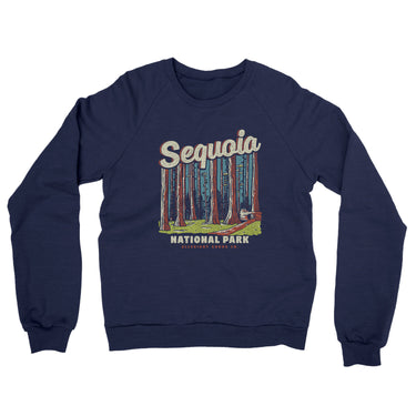 Sequoia National Park Midweight French Terry Crewneck Sweatshirt-Allegiant Goods Co. Vintage Sports Apparel