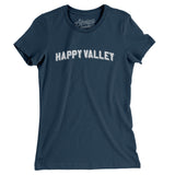 Happy Valley Varsity Women's T-Shirt-Navy-Allegiant Goods Co. Vintage Sports Apparel