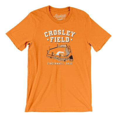 Cincinnati Crosley Field Men/Unisex T-Shirt-Orange-Allegiant Goods Co. Vintage Sports Apparel