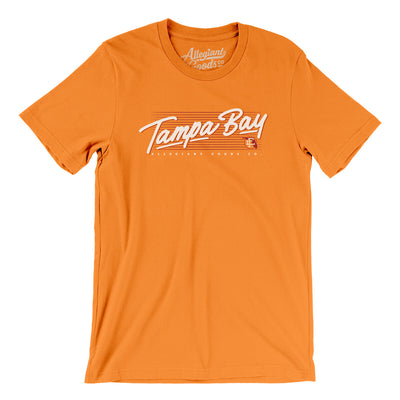 Tampa Bay Retro Men/Unisex T-Shirt-Orange-Allegiant Goods Co. Vintage Sports Apparel