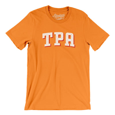 TPA Varsity Men/Unisex T-Shirt-Orange-Allegiant Goods Co. Vintage Sports Apparel
