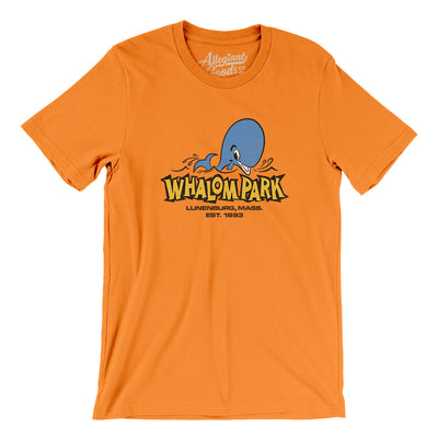 Whalom Park Amusement Park Men/Unisex T-Shirt-Orange-Allegiant Goods Co. Vintage Sports Apparel