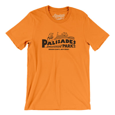 Palisades Amusement Park Men/Unisex T-Shirt-Orange-Allegiant Goods Co. Vintage Sports Apparel
