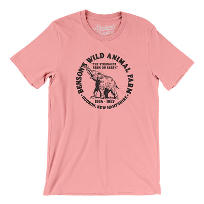 Benson’s Wild Animal Farm Men/Unisex T-Shirt-Pink-Allegiant Goods Co. Vintage Sports Apparel