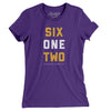 Minneapolis 612 Women's T-Shirt-Purple Rush-Allegiant Goods Co. Vintage Sports Apparel