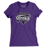 Roanoke Valley Vipers Women's T-Shirt-Allegiant Goods Co. Vintage Sports Apparel
