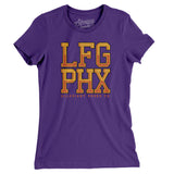 Lfg Phx Women's T-Shirt-Purple Rush-Allegiant Goods Co. Vintage Sports Apparel
