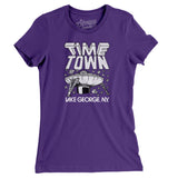 Lake George Time Town Women's T-Shirt-Allegiant Goods Co. Vintage Sports Apparel
