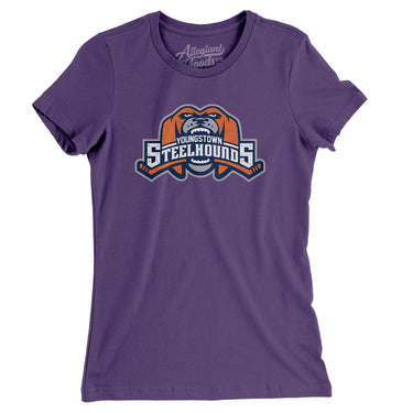 Youngstown Steelhounds Women's T-Shirt-Allegiant Goods Co. Vintage Sports Apparel