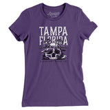Tampa Florida Pirate Skull Gasparilla Women's T-Shirt-Allegiant Goods Co. Vintage Sports Apparel