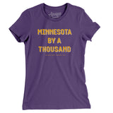 Minnesota By A Thousand Women's T-Shirt-Allegiant Goods Co. Vintage Sports Apparel