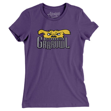 Greenville Grrrowl Hockey Women's T-Shirt-Allegiant Goods Co. Vintage Sports Apparel