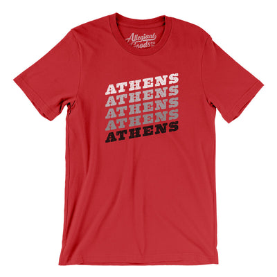 Athens Vintage Repeat Men/Unisex T-Shirt-Red-Allegiant Goods Co. Vintage Sports Apparel