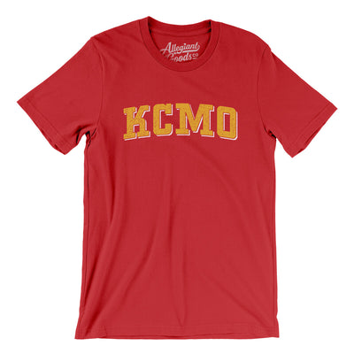 Kcmo Varsity Men/Unisex T-Shirt-Red-Allegiant Goods Co. Vintage Sports Apparel