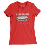 Pontiac Silverdome Women's T-Shirt-Allegiant Goods Co. Vintage Sports Apparel