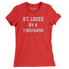 St Louis By A Thousand Women's T-Shirt-Red-Allegiant Goods Co. Vintage Sports Apparel