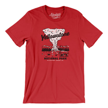 Yellowstone National Park Old Faithful Men/Unisex T-Shirt-Allegiant Goods Co. Vintage Sports Apparel