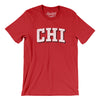Chi Varsity Men/Unisex T-Shirt-Red-Allegiant Goods Co. Vintage Sports Apparel
